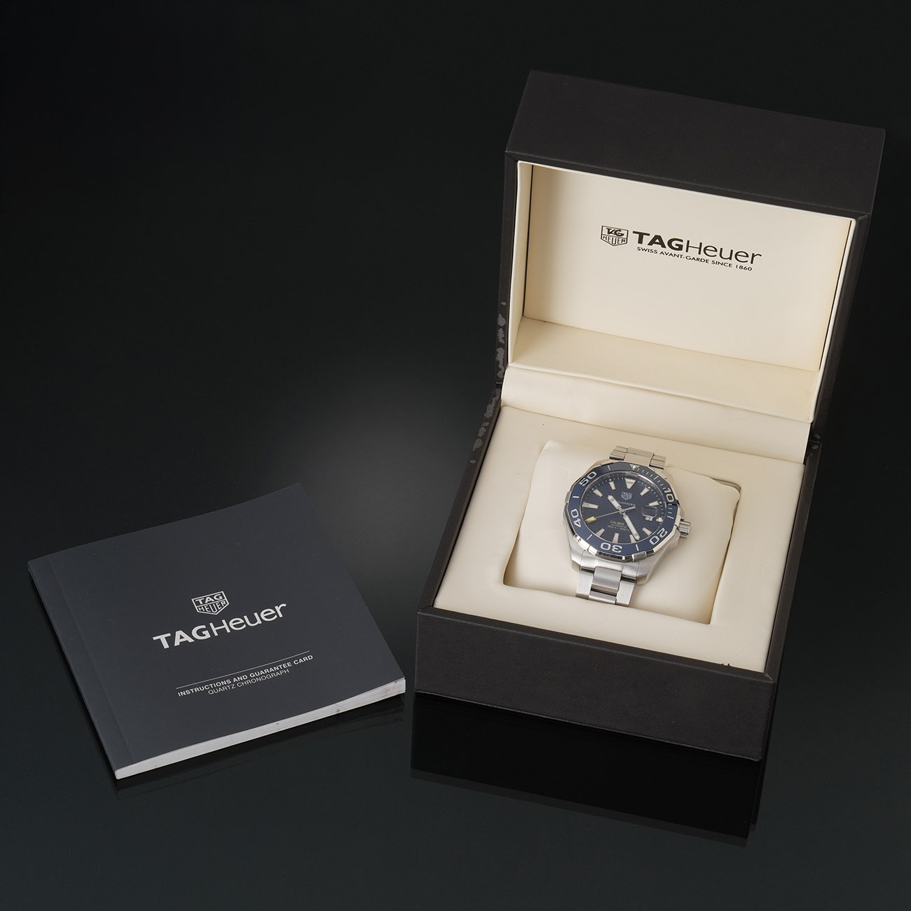 TAG HEUER(USED)태그호이어 아쿠아레이서 스틸 오토 청판 WAY201B